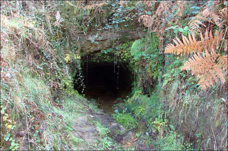Cueva de la ruta del Azabache en Villaviciosa